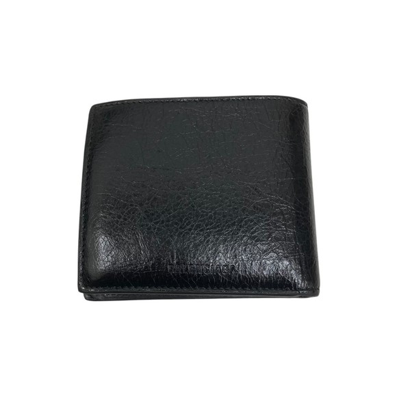 Balenciaga SQ Wallet WA Black CAG CO LE Trifold FO - Picture 1 of 8